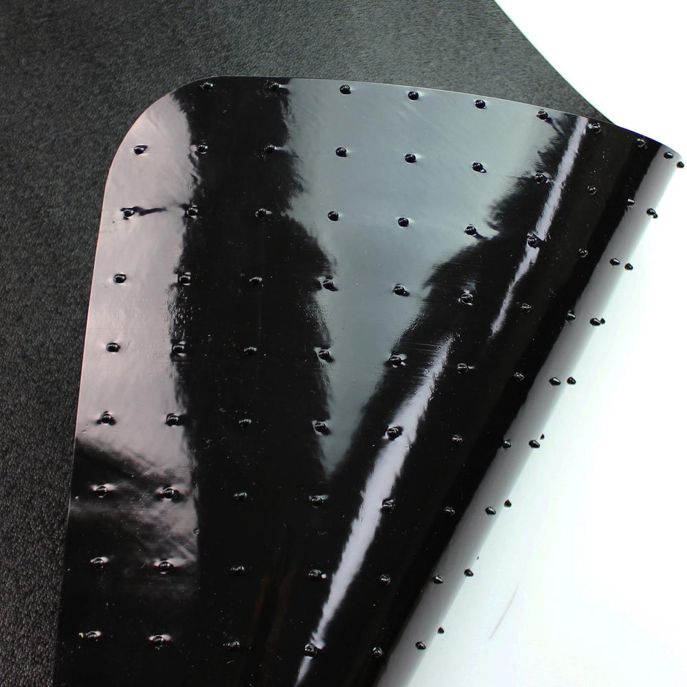 Advantagemat&reg; Black Vinyl Rectangular Chair Mat for Carpets - 48" x 60" - Carpeted Floor - 60" Length x 48" Width x 90 mil Depth x 90 mil Thickness - Rectangular - Classic - Polyvinyl Chloride (PV. Picture 2