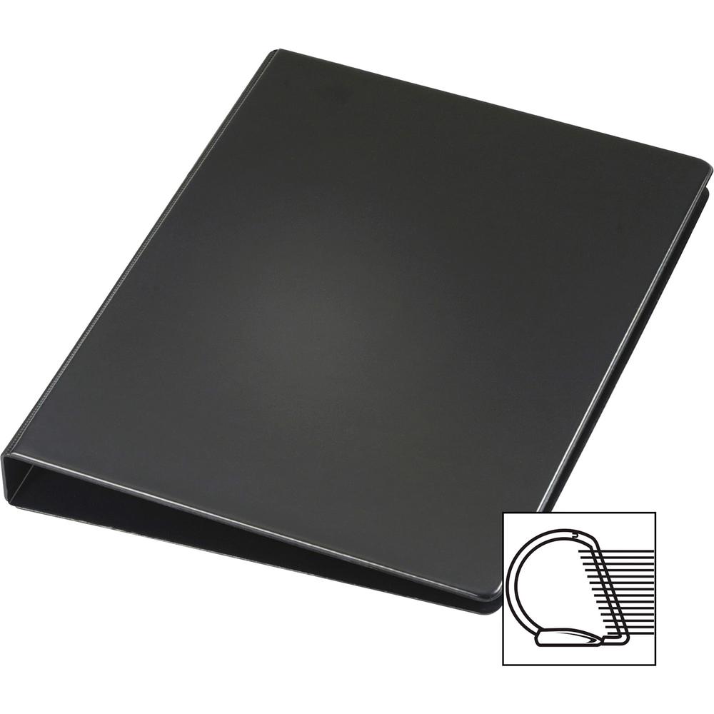 Cardinal Legal-size Slant-D Binders - 1" Binder Capacity - Legal - 8 1/2" x 14" Sheet Size - 240 Sheet Capacity - 5/8" Spine Width - 3 x D-Ring Fastener(s) - Vinyl - Black - 1.29 lb - Recycled - Label. Picture 6