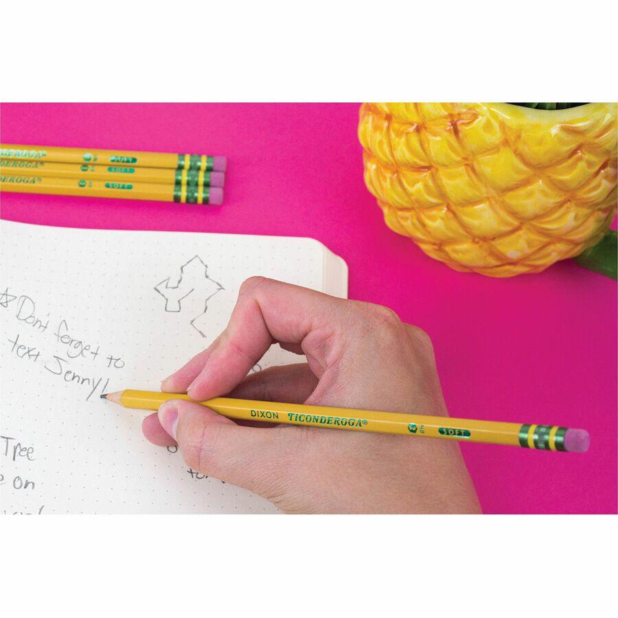 Ticonderoga Presharpened No. 2 Pencils - #2 Lead - Yellow Cedar Barrel - 1 Dozen. Picture 4