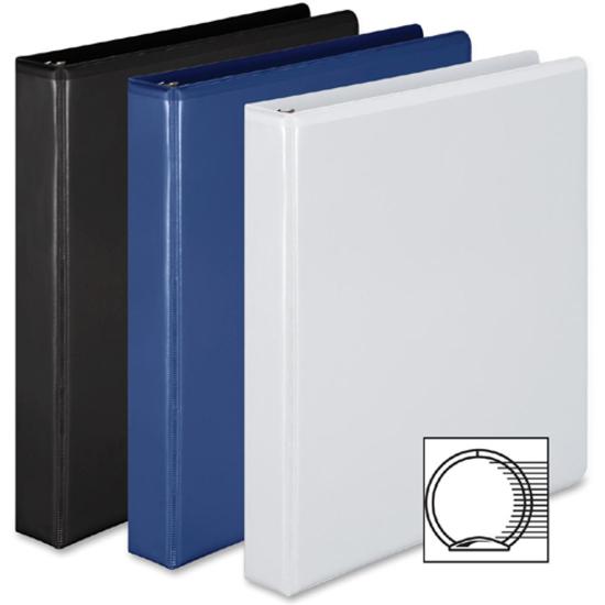 ACCO Extra-Durable Hinge Heavy-Duty View Binder - 1 1/2" Binder Capacity - Letter - 8 1/2" x 11" Sheet Size - 3 x Clip Fastener(s) - Internal Pocket(s) - Presstex - White - Crack Resistant, Tear Resis. Picture 5