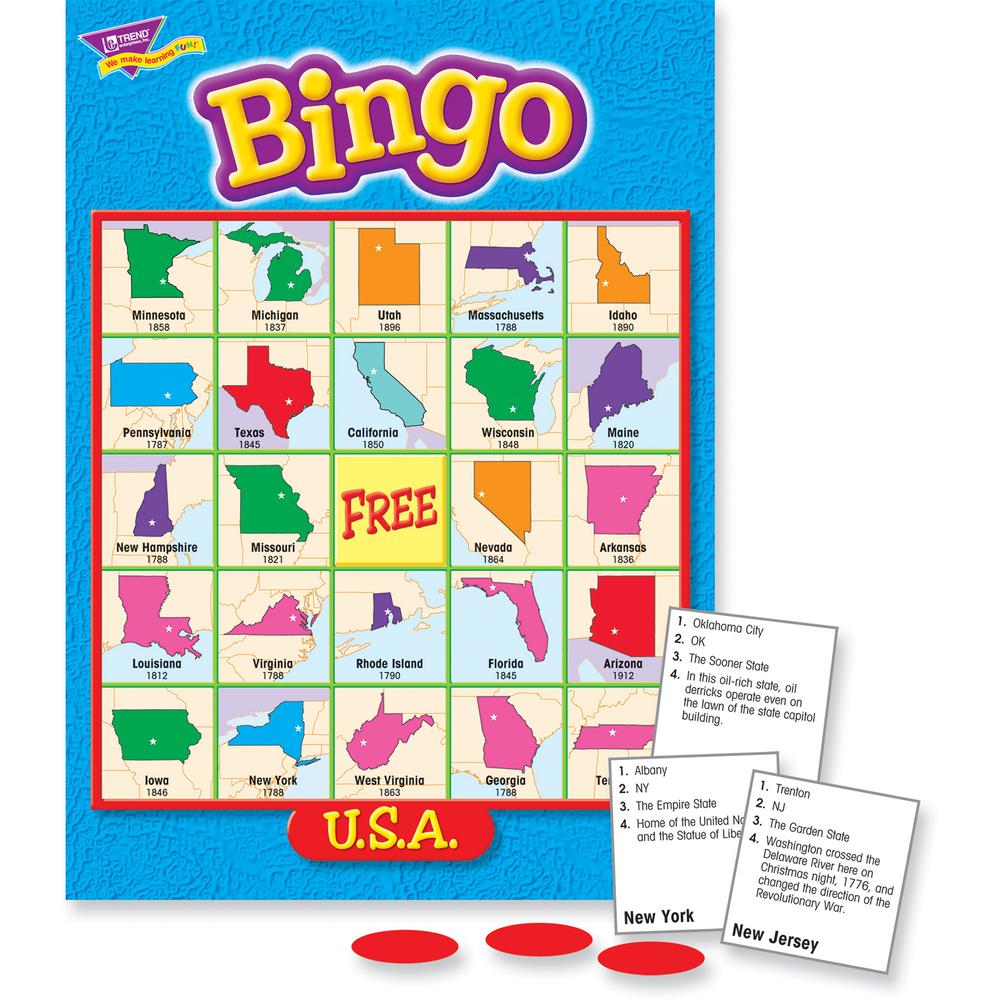 Trend U.S.A. Bingo Game - 8-13 Year. Picture 3
