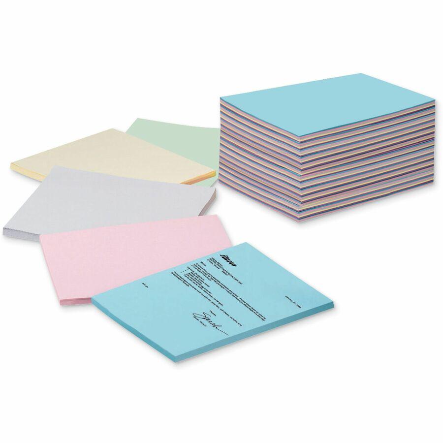 Pacon Pastel Multipurpose Paper - Pastel - Letter - 8 1/2" x 11" - 20 lb Basis Weight - 500 / Ream - Sustainable Forestry Initiative (SFI) - Pastel Lilac, Pastel Gray, Pastel Ivory, Pastel Sky Blue, P. Picture 2