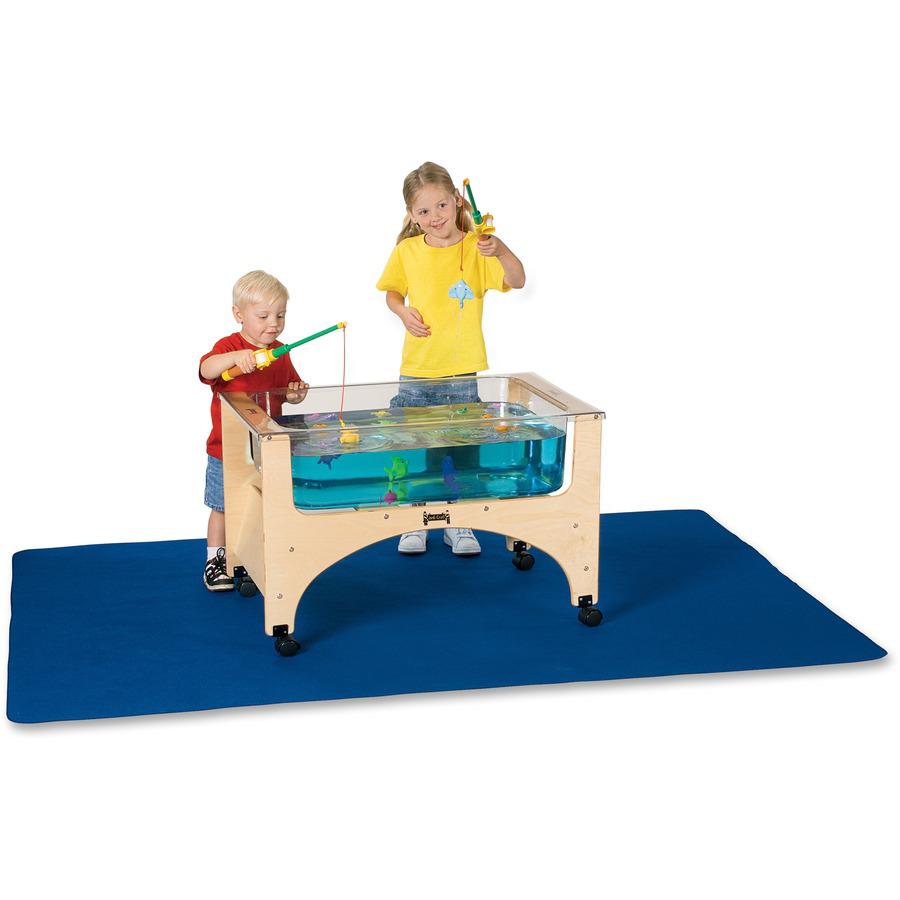 Jonti-Craft Rainbow Accents See-Thru Sensory Play Table - 24.50" Height x 37" Width x 23" Depth - Assembly Required - Baltic, Clear - 1 Each. Picture 3