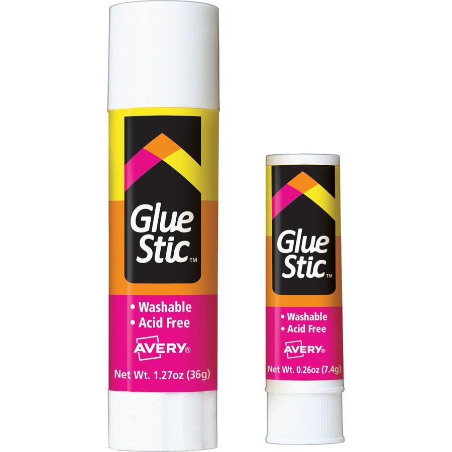 Avery&reg; Glue Stick - 1.27 oz - 6 / Pack - White. Picture 2