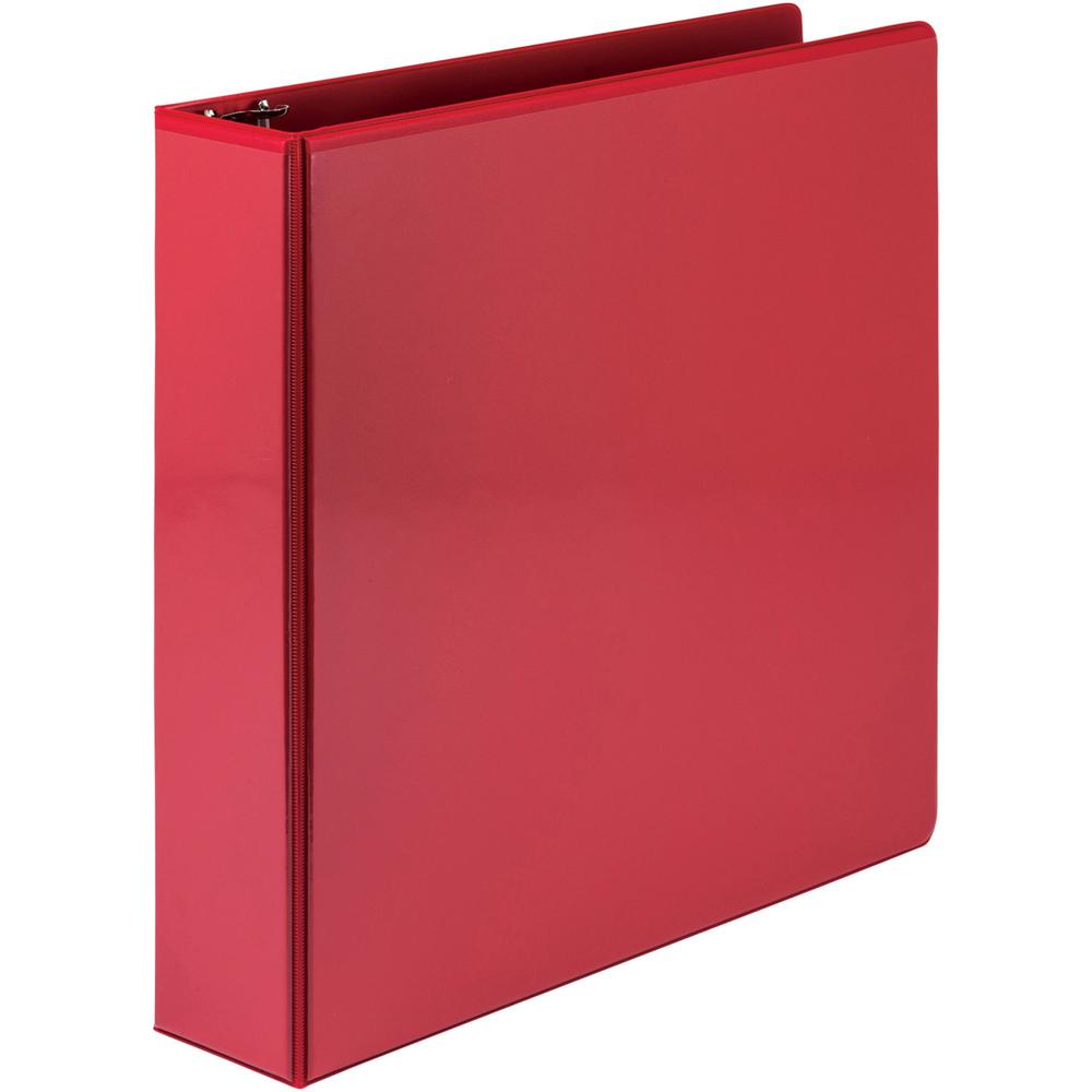 Samsill Economy 2" Round Ring View Binders - 2" Binder Capacity - Letter - 8 1/2" x 11" Sheet Size - 425 Sheet Capacity - 3 x Round Ring Fastener(s) - 2 Internal Pocket(s) - Polypropylene, Chipboard -. Picture 4