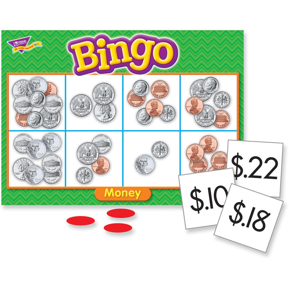 Trend Money Bingo Games - Theme/Subject: Learning - Skill Learning: Early Skill Development - 5-9 Year - Multi. Picture 7