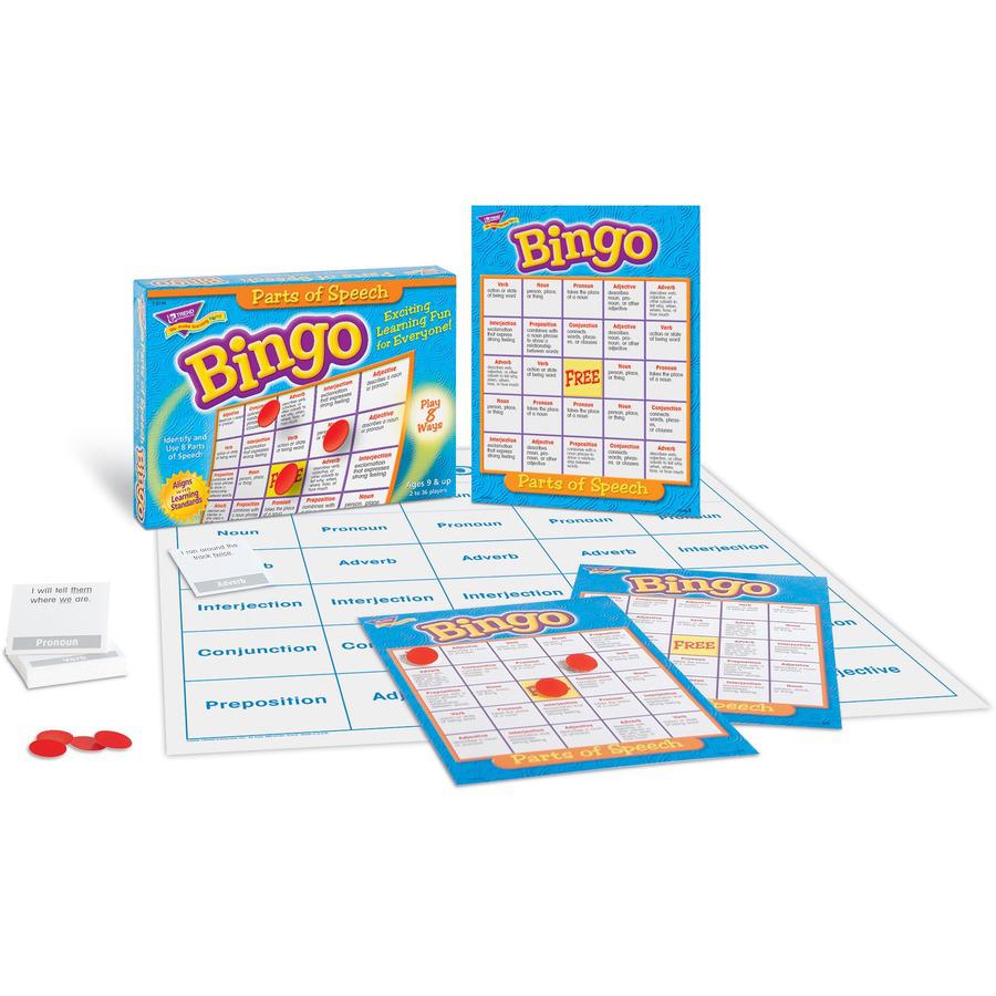 Trend Parts of Speech Bingo Game - Educational - 2 to 36 Players - 1 Each. Picture 2