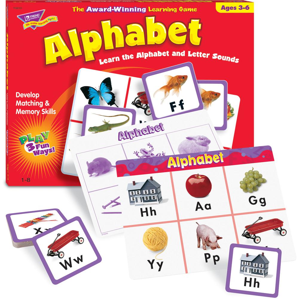 Trend Match Me Alphabet Learning Game - Educational - 1 to 8 Players - 1 Each. Picture 3