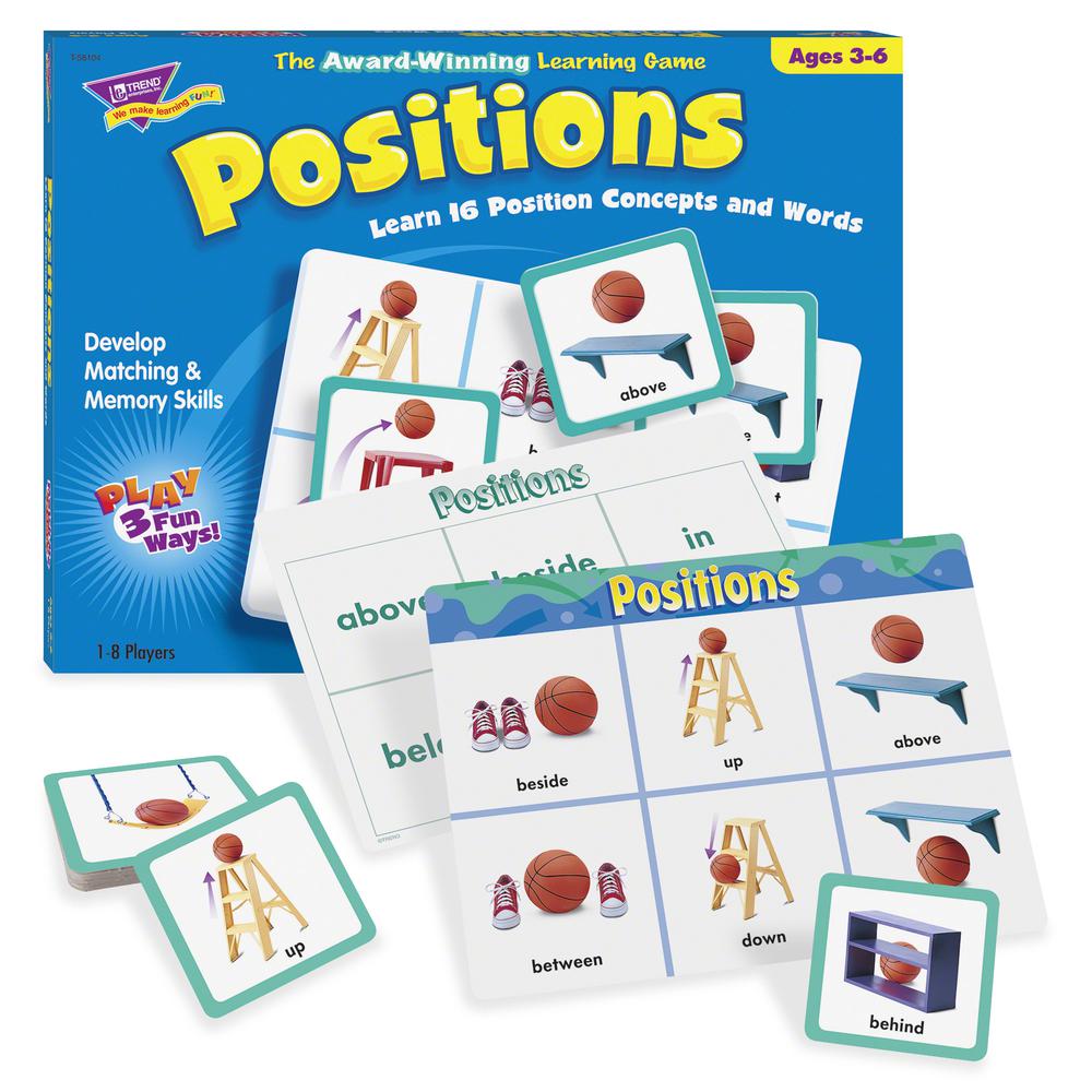 Trend Positions Match Me Games - Educational - 1 to 8 Players - 1 Each. Picture 4