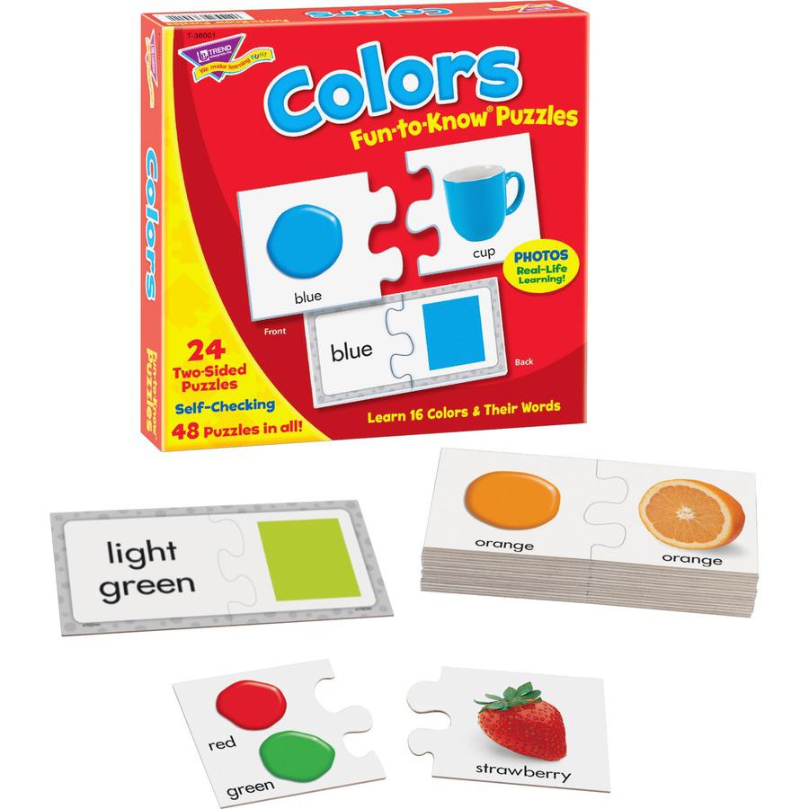 Trend Colors Fun-to-know Puzzles - Theme/Subject: Learning, Fun - 5-14 Year48 Piece. Picture 4