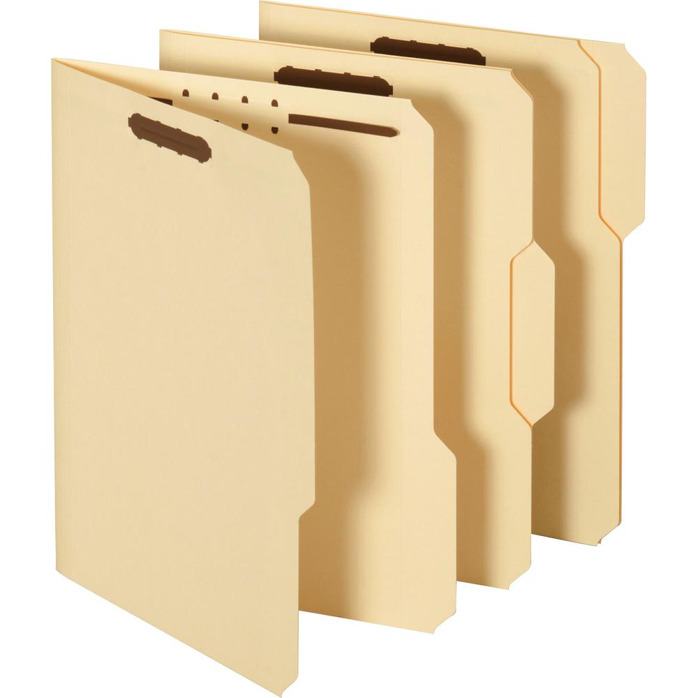 Pendaflex 1/3 Tab Cut Letter Recycled Top Tab File Folder - 8 1/2" x 11" - 3/4" Expansion - 2 x Prong K Style Fastener(s) - 2" Fastener Capacity for Folder - Top Tab Location - Assorted Position Tab P. Picture 6