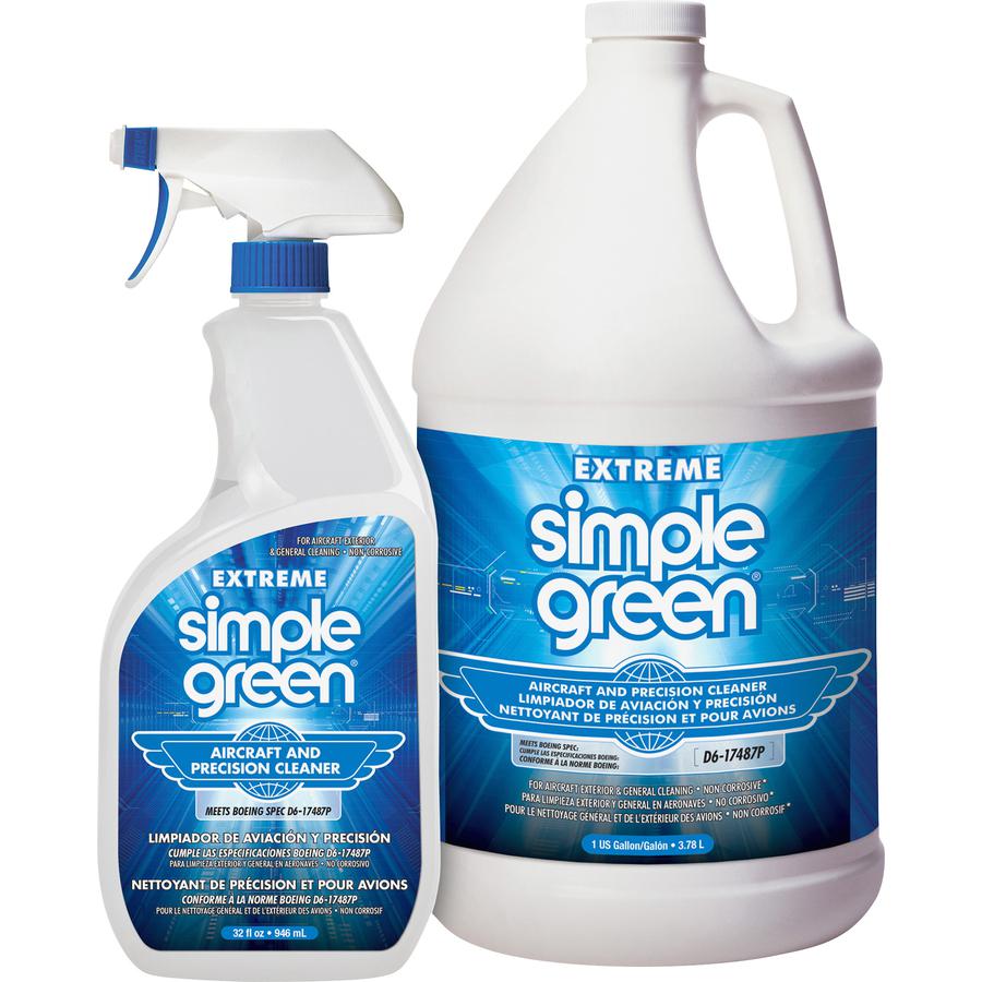 Simple Green Extreme Aircraft/Precision Cleaner - 1 gal - Unscented - 1 Each - Clear. Picture 2