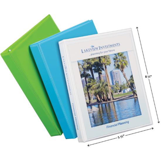 Avery&reg; 1" Mini Durable View Binder - 1" Binder Capacity - Half-letter - 5 1/2" x 8 1/2" Sheet Size - 175 Sheet Capacity - Round Ring Fastener(s) - 2 Pocket(s) - Polypropylene - Recycled - Pocket, . Picture 5