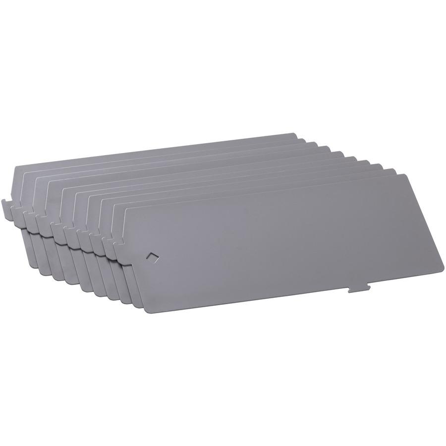 Lorell Lateral File Divider Kit - Gray. Picture 3