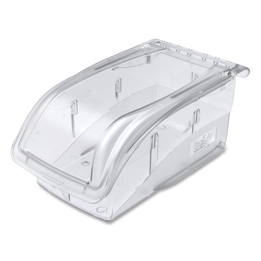 Akro-Mils InSight Lid - Rectangular - Polycarbonate - 1 Each - Clear. Picture 3
