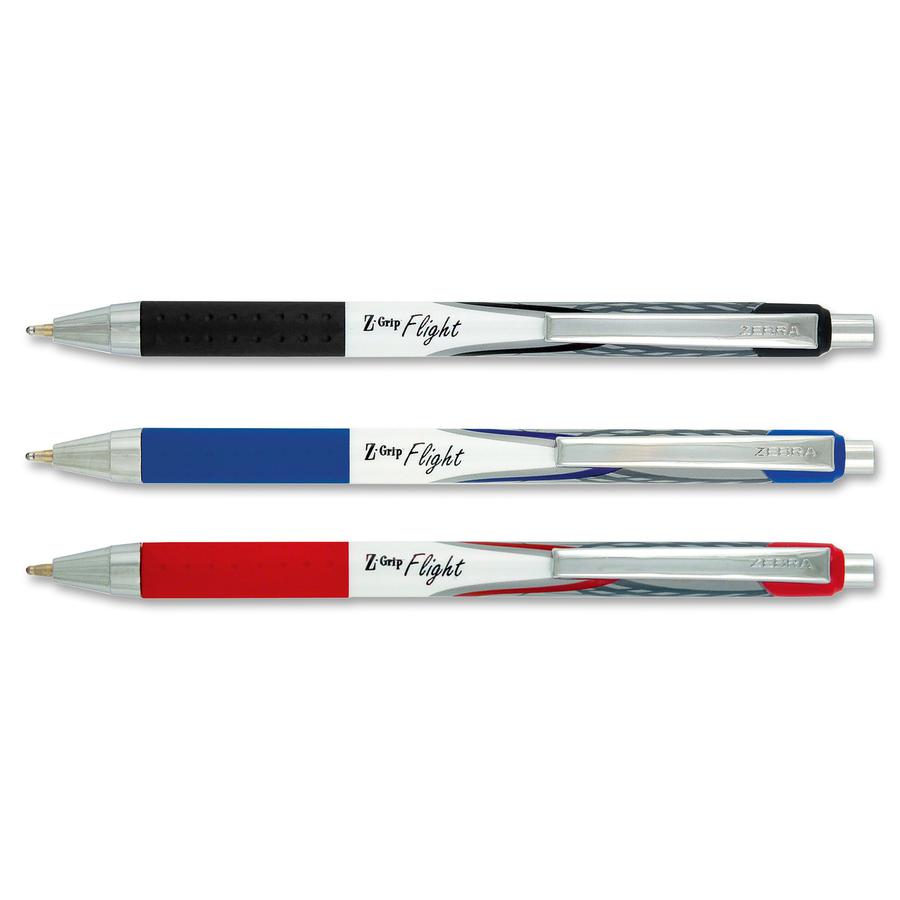 Zebra Pen Z-Grip Flight Retractable Pens - Bold Pen Point - 1.2 mm Pen Point Size - Retractable - Red - 1 Dozen. Picture 2