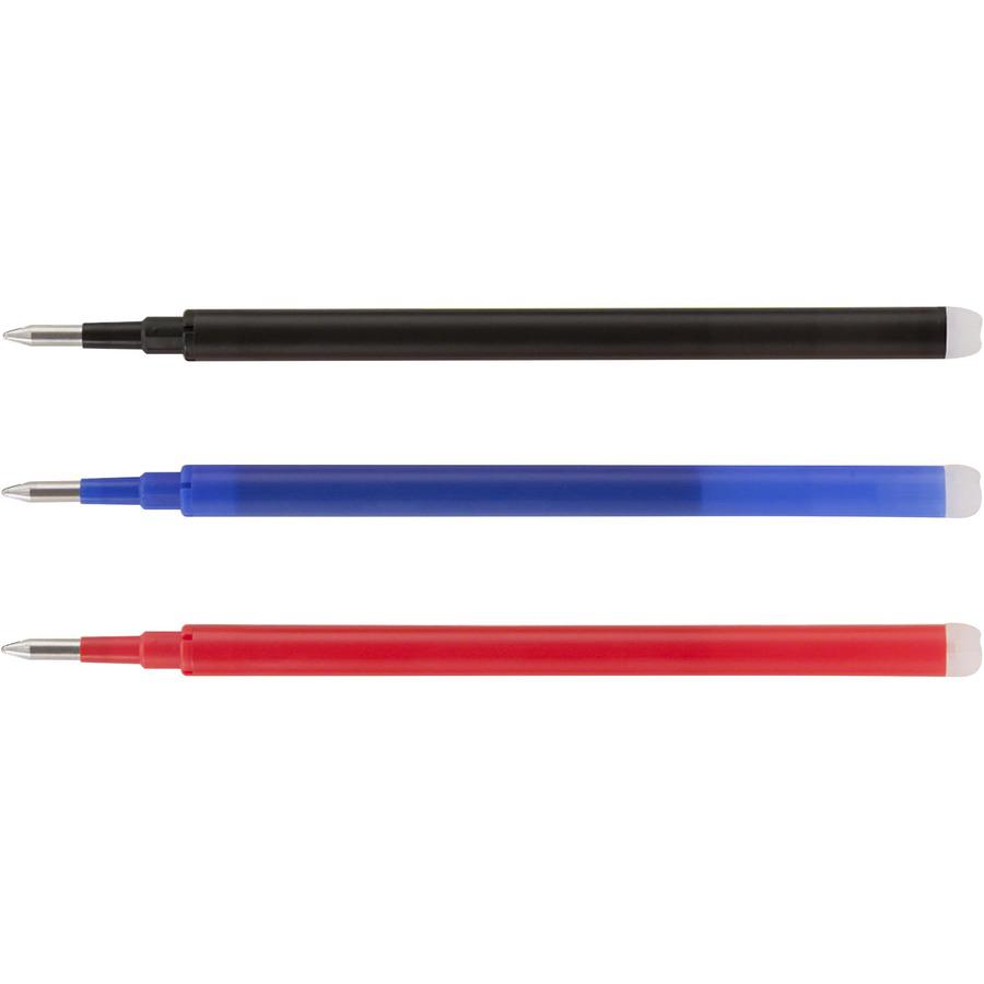 Pilot FriXion Gel Ink Pen Refills - 0.70 mm, Medium Point - Assorted Ink - Wear Resistant, Tear Resistant, Eco-friendly, Erasable - 3 / Pack. Picture 3