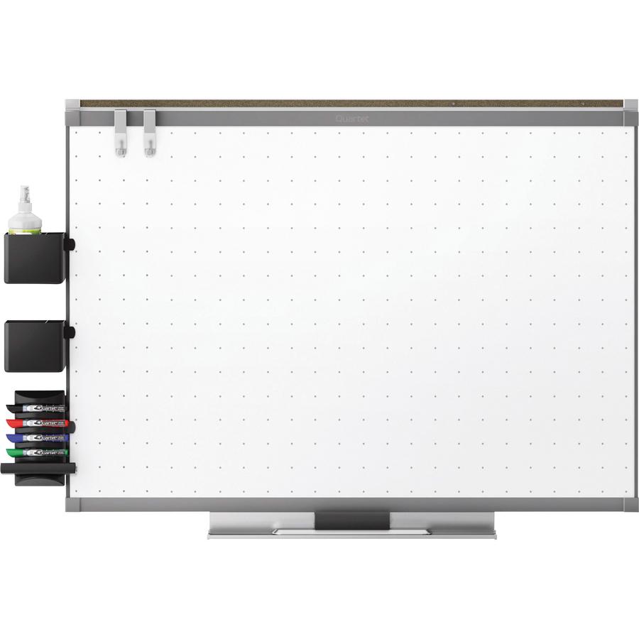 Quartet Prestige 2 Total Erase Whiteboard - 72" (6 ft) Width x 48" (4 ft) Height - White Surface - Graphite Frame - Horizontal - 1 / Each. Picture 5