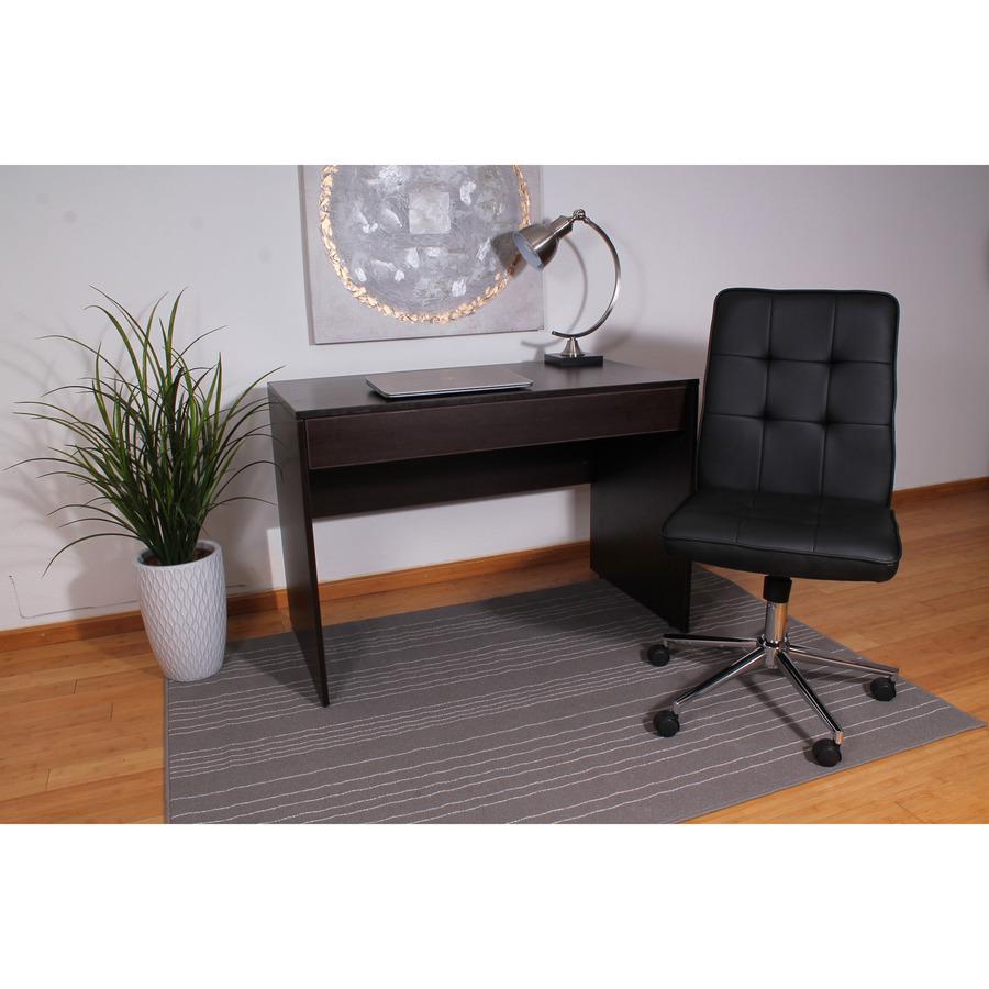 Boss Modern B330 Task Chair - Black Vinyl Seat - Chrome, Black Chrome Frame - 5-star Base - Black - 1 Each. Picture 9