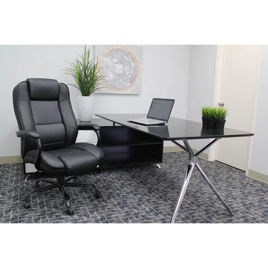 Boss Executive Chair - Black Seat - Black Back - 1 Each. Picture 11