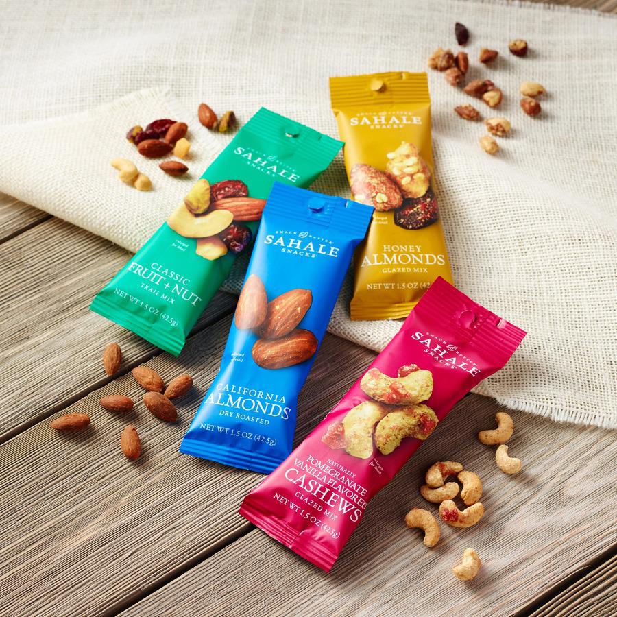 Sahale Snacks California Almonds Dry Roasted Snack Mix - Non-GMO, Gluten-free - Almond - 1.50 oz - 18 / Carton. Picture 2