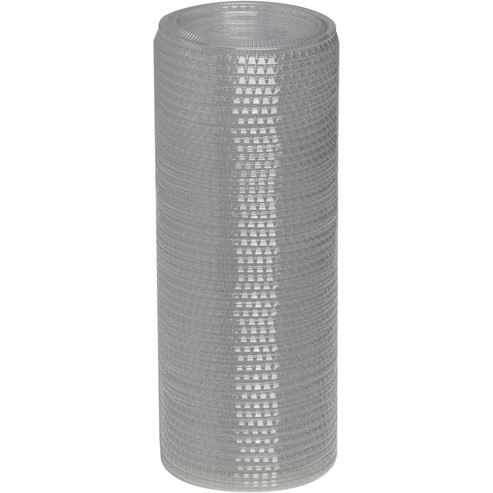 Dixie Portion Cup Lids by GP Pro - PETE Plastic - 24 / Carton - 100 Per Pack - Clear. Picture 3