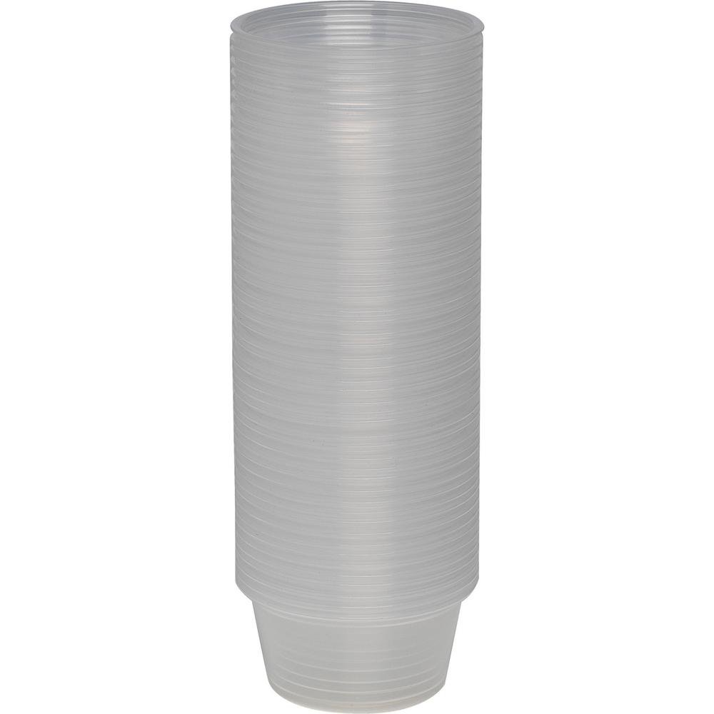Dixie 2 oz Souffle Cups by GP Pro - 200 / Pack - 12 / Carton - Clear - Plastic - Sauce. Picture 3