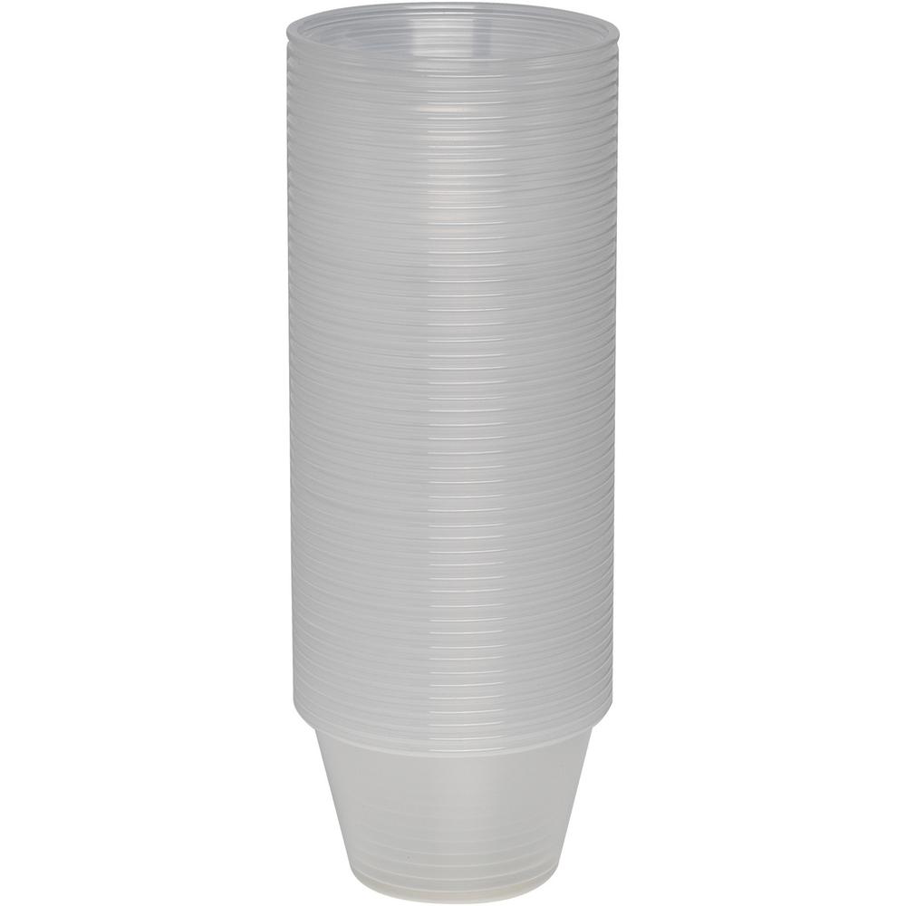 Dixie 4 oz Souffle Cups by GP Pro - 200 / Pack - 12 / Carton - Clear - Plastic - Sauce. Picture 4