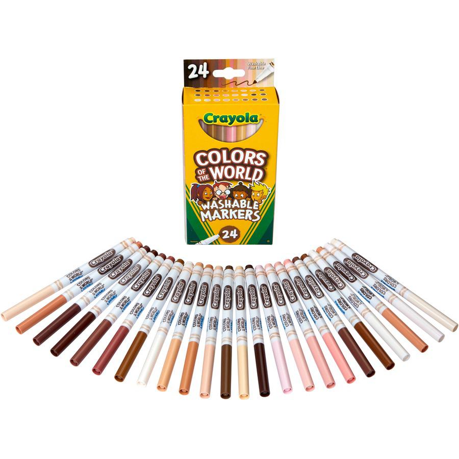 Crayola Ultra-Clean Marker - Wide Marker Point - 10 / Box. Picture 6