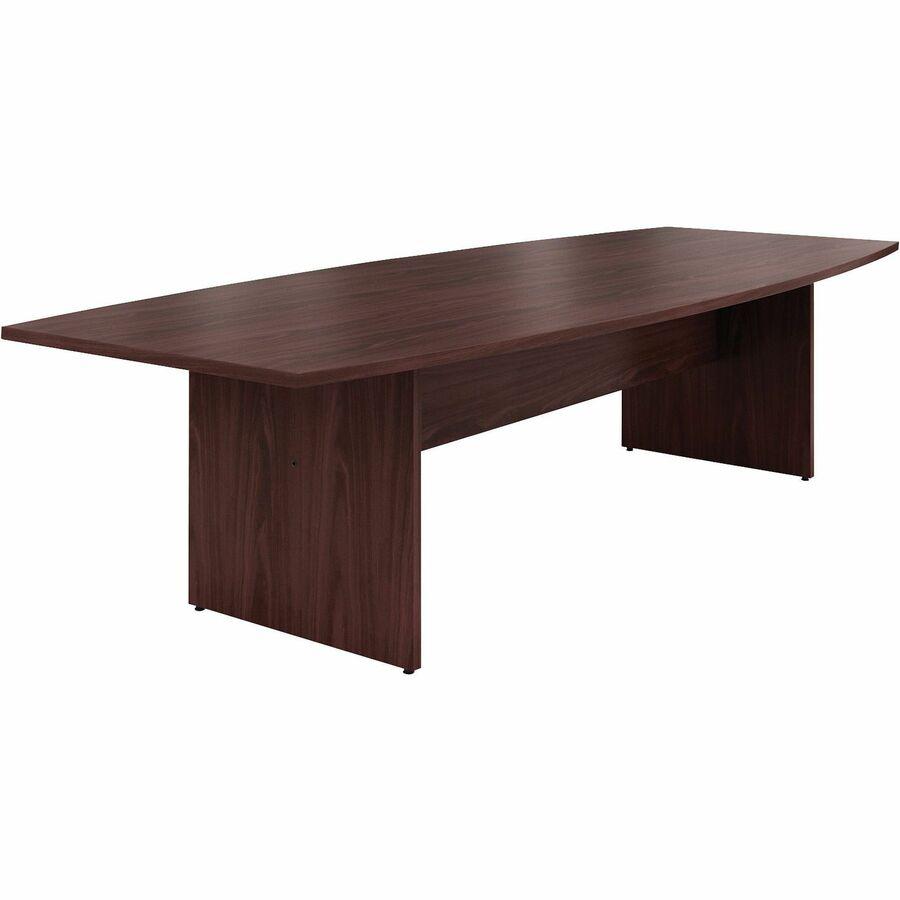 HON Preside HTLB12048P Conference Table Top - 10 ft x 48" - Flat Edge - Finish: Mahogany. Picture 2