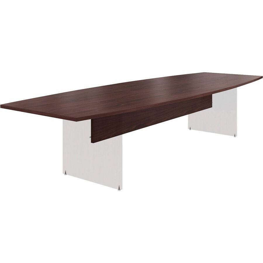 HON Preside HTLB14448P Conference Table Top - 12 ft x 48" - Flat Edge - Finish: Mahogany. Picture 2