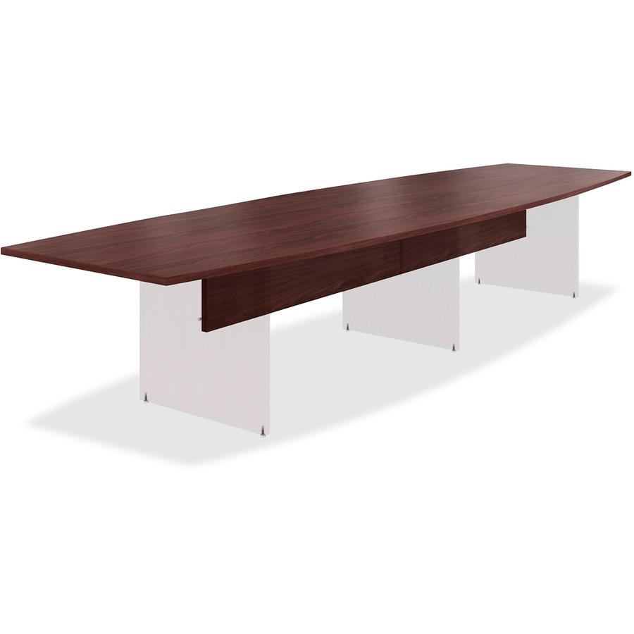 HON Preside HTLB16848P Conference Table Top - 14 ft x 48" - Flat Edge - Finish: Mahogany. Picture 3