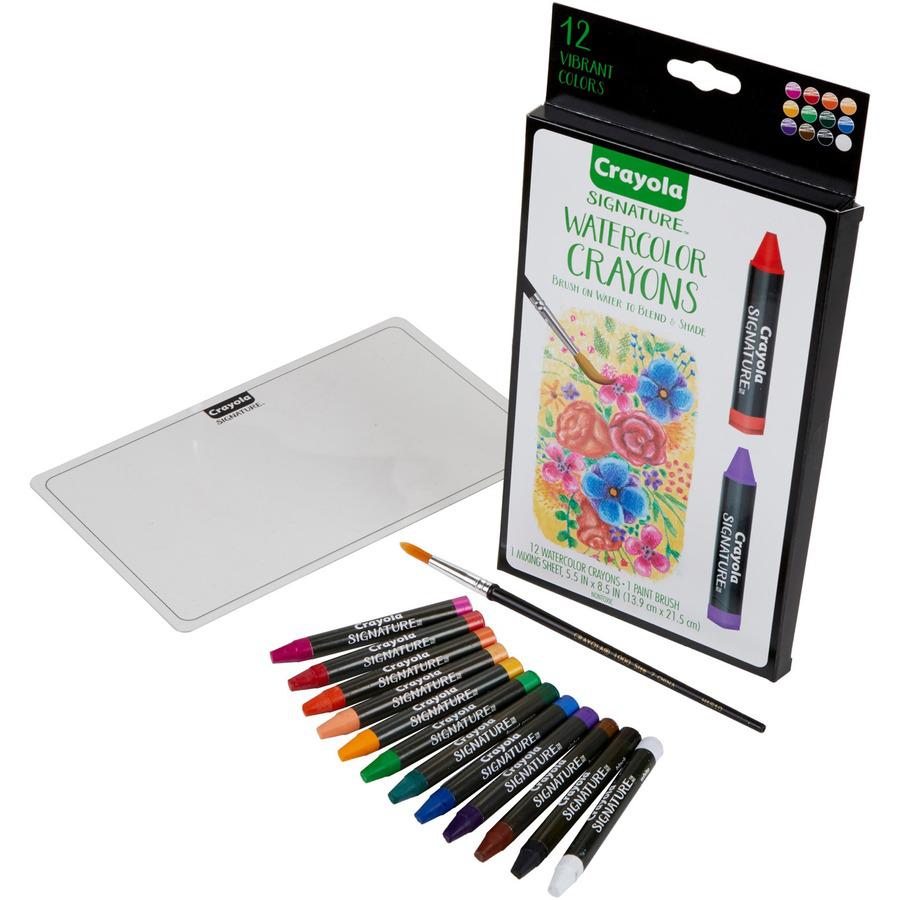 Crayola Signature Premium Watercolor Crayons - Assorted. Picture 5