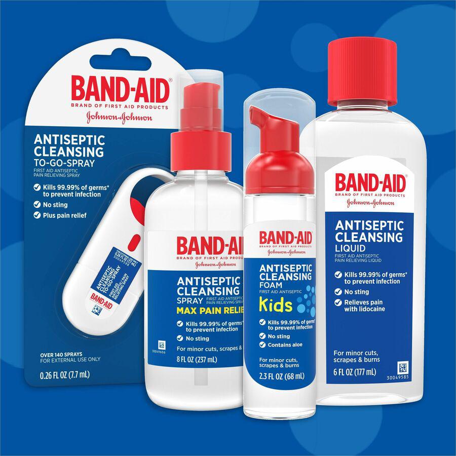 Band-Aid Antiseptic Cleansing To-Go Spray - For Cut, Scrape, Burn - 0.26 fl oz - 1 Each. Picture 5