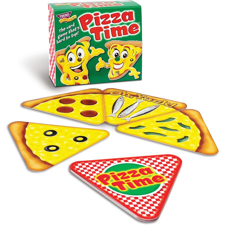 Trend Pizza Time Three Corner Card Game - Mystery - 2 to 4 Players - 1 Each. Picture 5