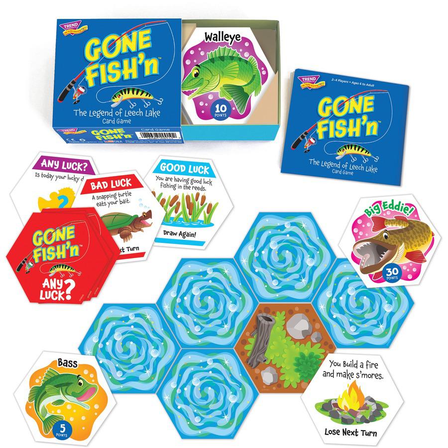 Trend Gone Fish'n Card Game - Mystery - 2 to 4 Players - 1 Each. Picture 4