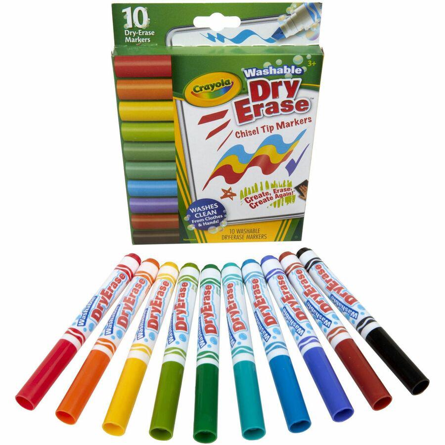 Crayola Washable Dura-Wedge Tip Dry-Erase Markers - 1 Pack. Picture 8