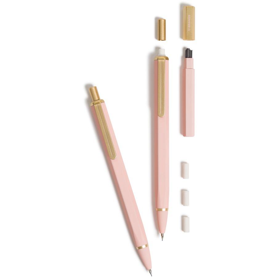 U Brands Cambria Mechanical Pencils - #2 Lead - Refillable - Matte Blush Barrel - 1 Pack. Picture 4