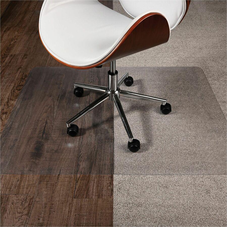 Deflecto SuperGrip Multi-surface Chair Mat - Hard Floor, Carpet - 48" Length x 36" Width x 0.370" Thickness - Vinyl - Clear - 1Each. Picture 11
