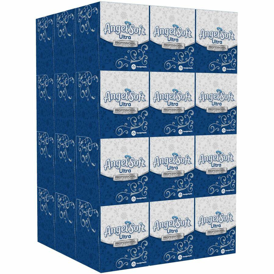 Angel Soft Professional Series Facial Tissue - 2 Ply - White - 36 / Carton. Picture 3