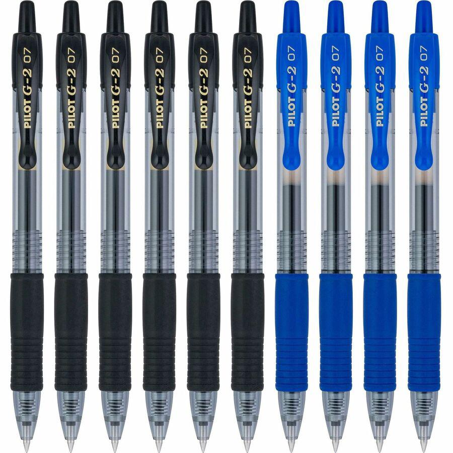 G2 Retractable Gel Ink Rolling Ball Pen - Fine Pen Point - Refillable - Retractable - Assorted Liquid Gel Ink Ink - 10 / Pack. Picture 4