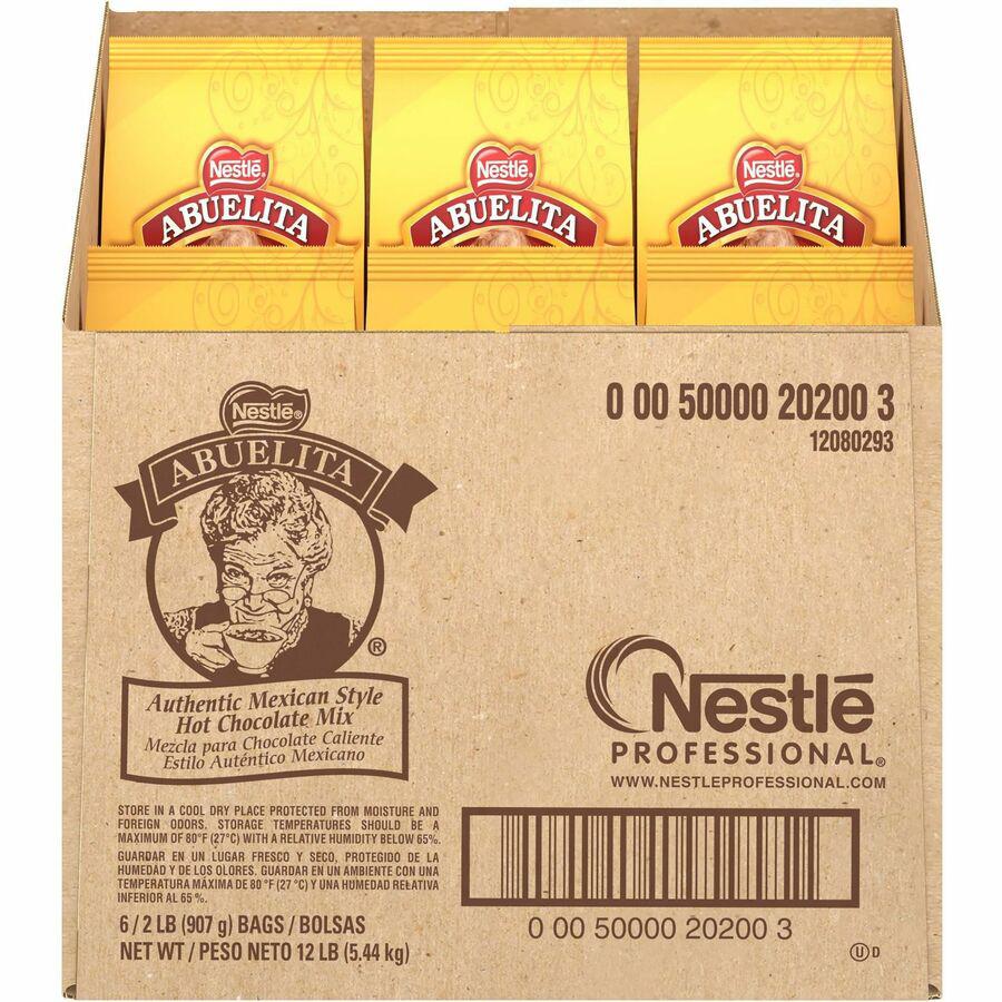 Nestle Abuelita Mexican Style Hot Chocolate Mix - 2 lb - 6 / Carton. Picture 7