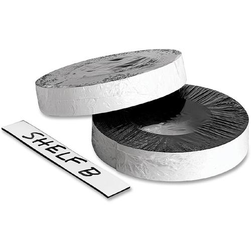 Zeus Magnetic Labeling Tape - 16.67 yd Length x 1" Width - For Labeling, Marking - 1 / Roll - White. Picture 2