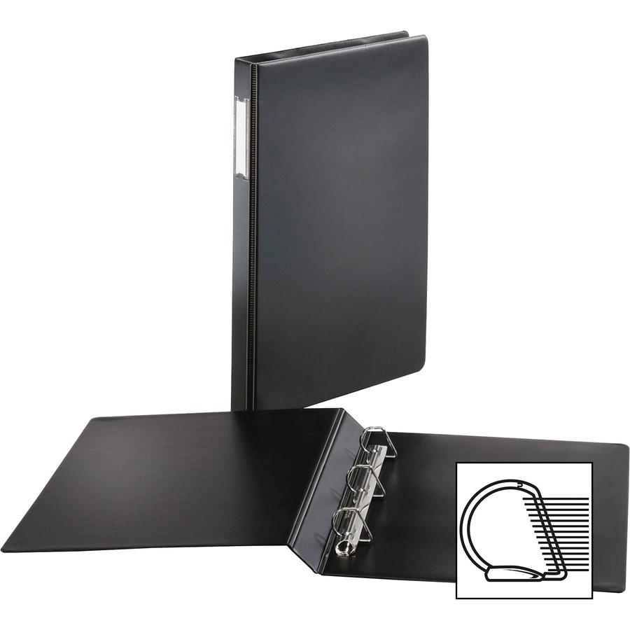 Cardinal Legal-size Slant-D Binders - 1" Binder Capacity - Legal - 8 1/2" x 14" Sheet Size - 240 Sheet Capacity - 5/8" Spine Width - 3 x D-Ring Fastener(s) - Vinyl - Black - 1.29 lb - Recycled - Label. Picture 3