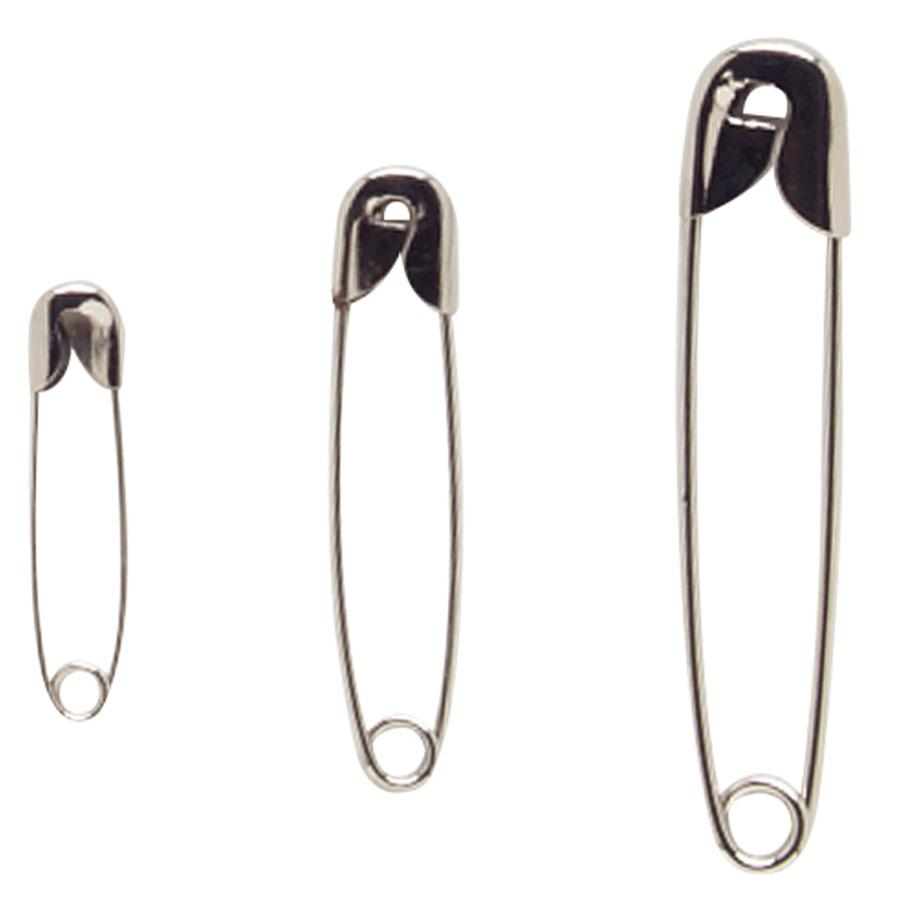 CLI Safety Pins - Assorted Sizes - 50 / Pack. Picture 2
