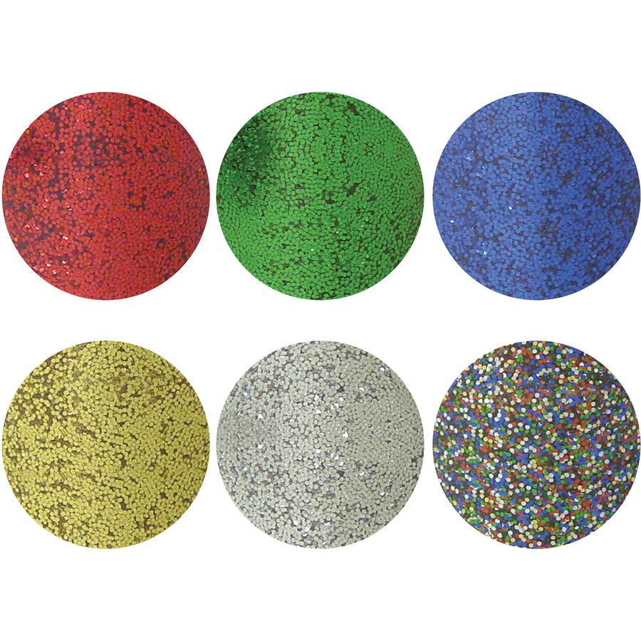 Spectra Glitter Sparkling Crystals - 0.75 oz - 12 / Set - Assorted. Picture 2