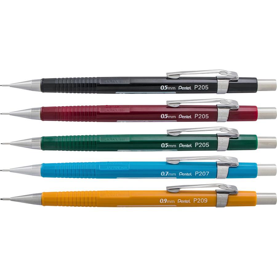 Pentel Sharp Automatic Pencils - #2 Lead - 0.9 mm Lead Diameter - Refillable - Black Lead - Yellow Barrel - 1 Each. Picture 4