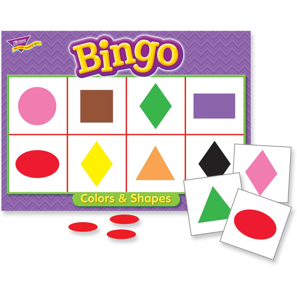 Trend Colors and Shapes Learner's Bingo Game - Theme/Subject: Learning - Skill Learning: Color Matching, Shape - 4-7 Year. Picture 6