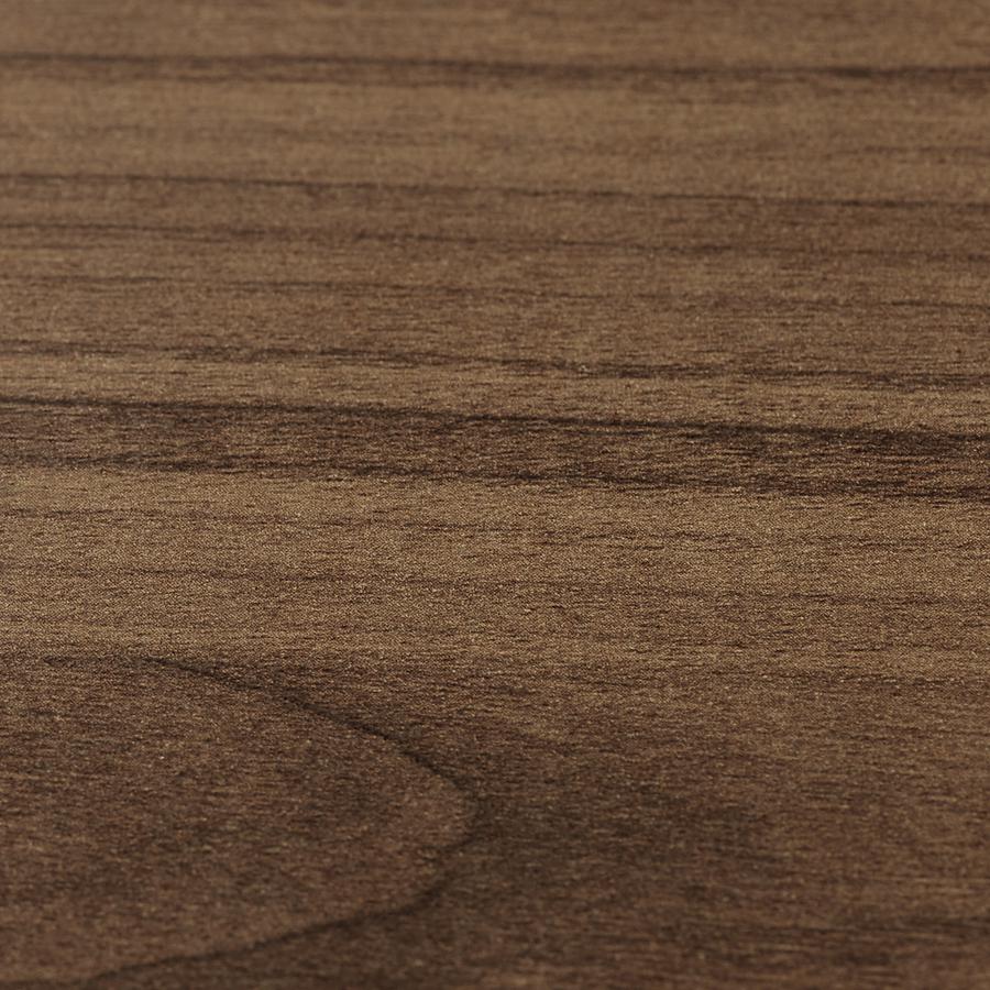 Lorell Essentials Series Walnut Desk Shell - 1" Top, 59" x 29.5" x 29.5"Desk - Material: Polyvinyl Chloride (PVC) Edge - Finish: Walnut Laminate. Picture 7
