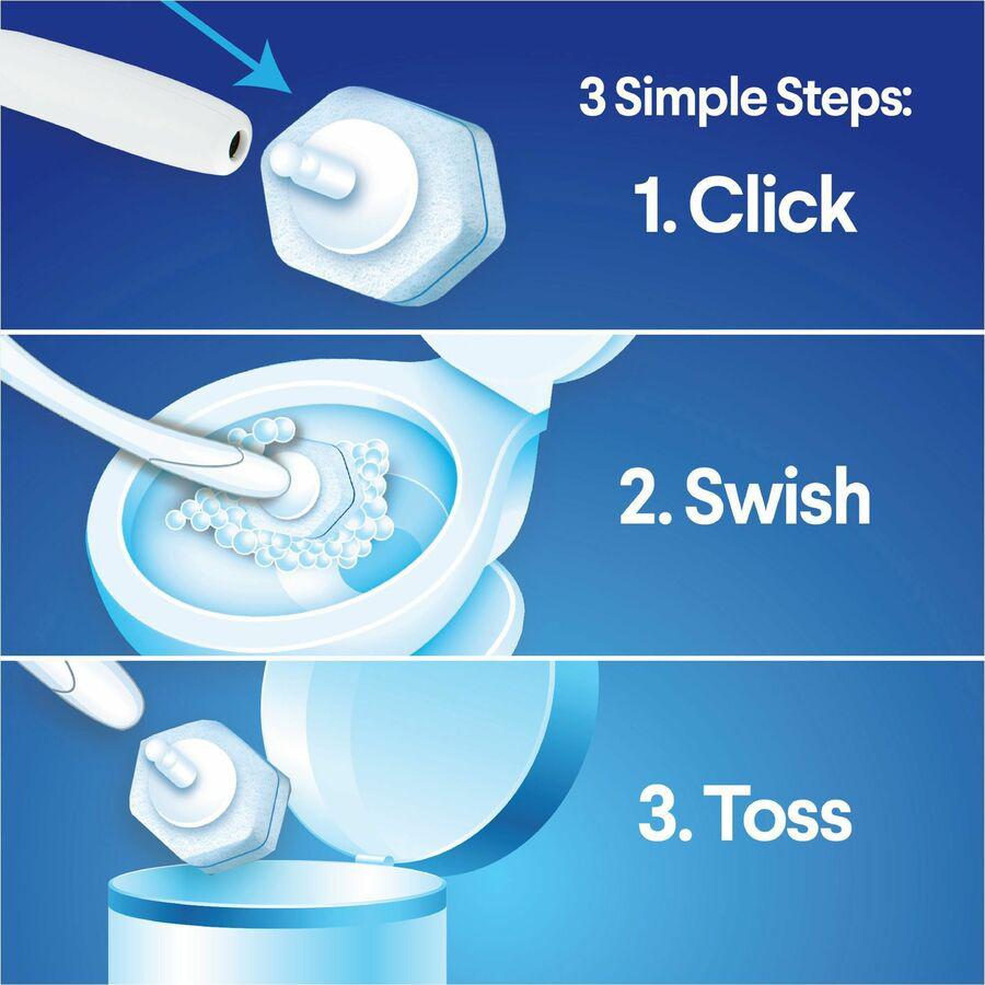 Clorox ToiletWand Disposable Toilet Cleaning System - 1 Kit (Includes: ToiletWand, Storage Caddy, Disinfecting ToiletWand Refill Heads). Picture 16